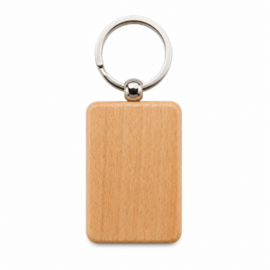 Beech & Walnut Wood Custom Keychain