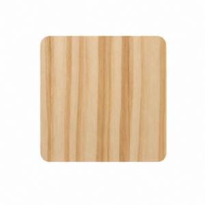 Pine Wood Custom Coaster – additional product view 1